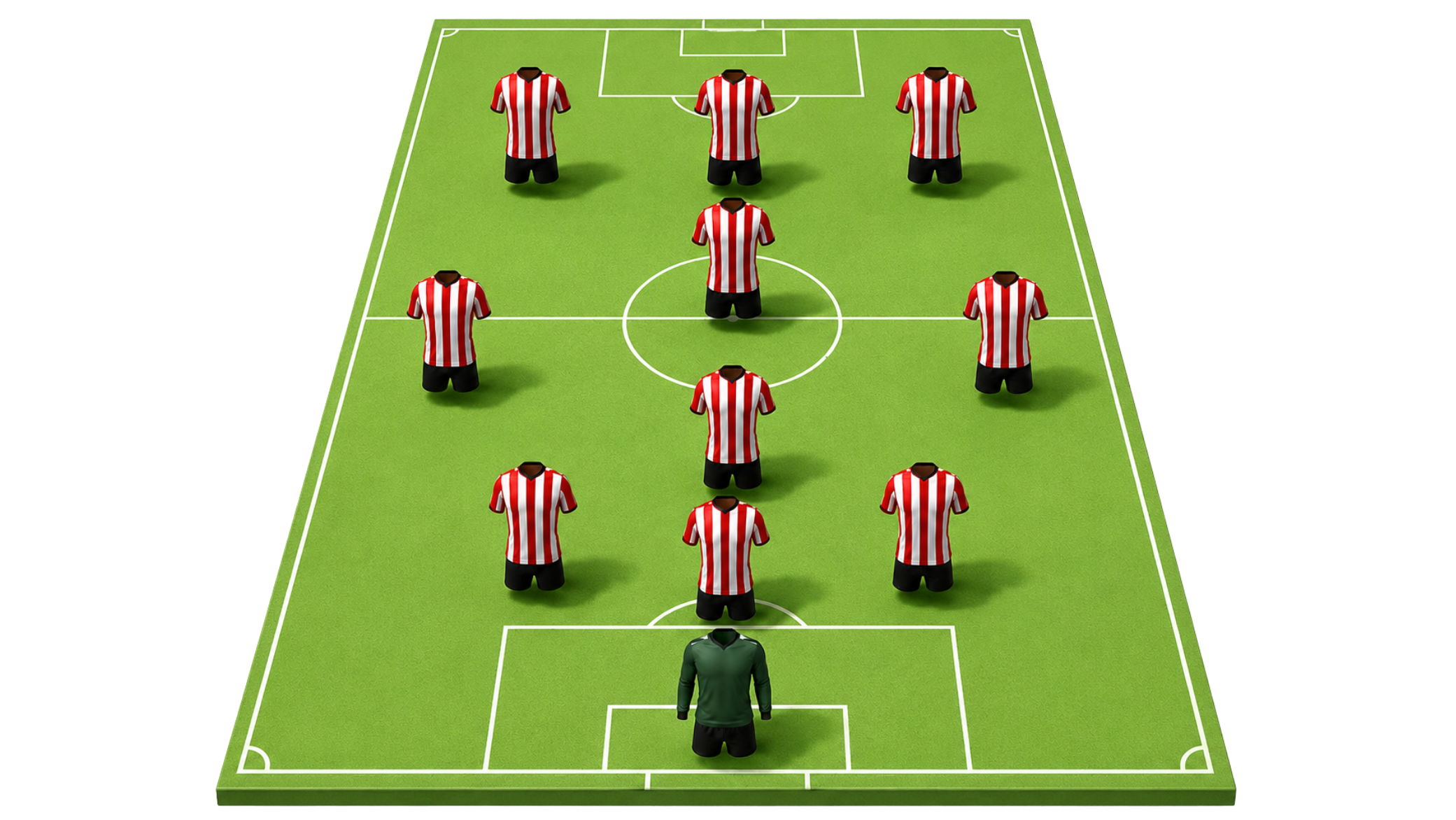 Pizarra Athletic 3-4-3